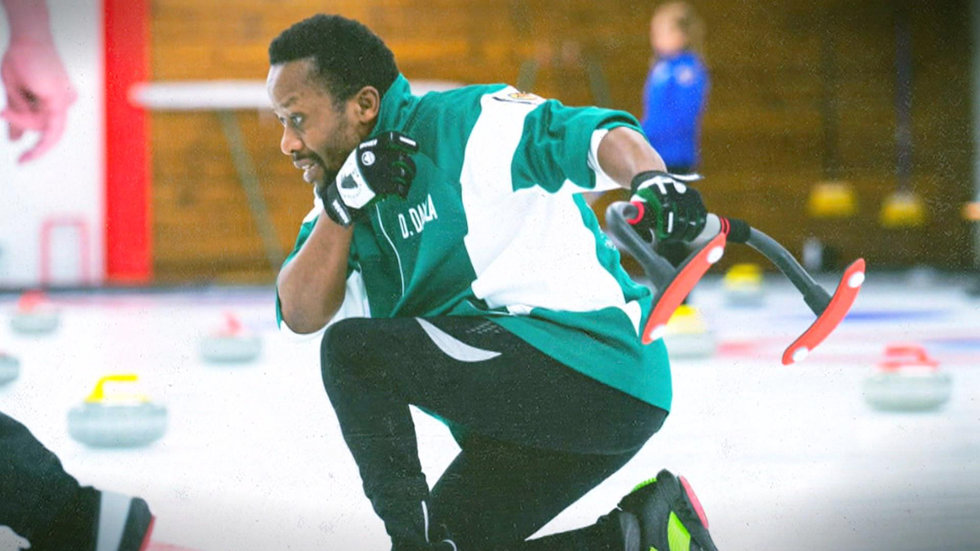 Nigerian curling team proving ice limitations can't stop spread of curling worldwide 