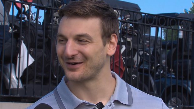 'He did the fake leg injury too': Hyman impressed by Marner's wedding Griddy