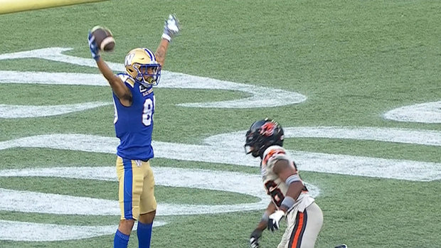 Must See: Collaros, Lawler connect for 57-yard TD to extend Bombers lead