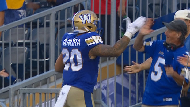 Costly pass interference penalty leads to third Bombers TD