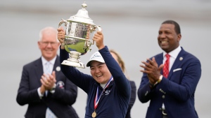 Corpuz wins the US Women's Open at Pebble Beach for her first LPGA title