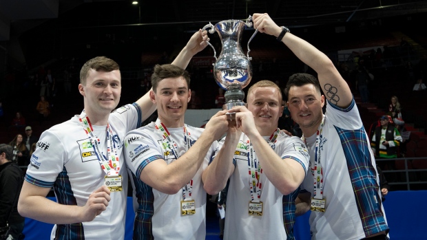 Scotland wins first world men's curling title since 2009 as Mouat tops Gushue in final