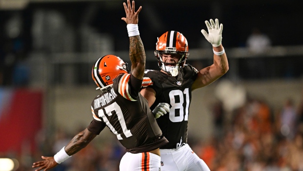 Browns come back to beat Wilson, Jets in Hall of Fame game