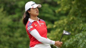 Boonchant holes out for eagle on second shot of round, shares lead at Dana Open