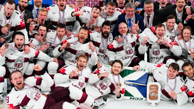 Latvia shocks USA in OT to win bronze at World Championship