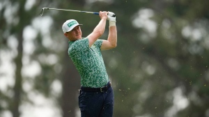 Hughes the lone bright spot for Canadians at rainy second day of Masters