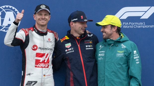 Verstappen wins pole at Canadian Grand Prix on wet track