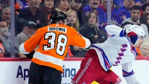 Senators send pick to Flyers for F Brown